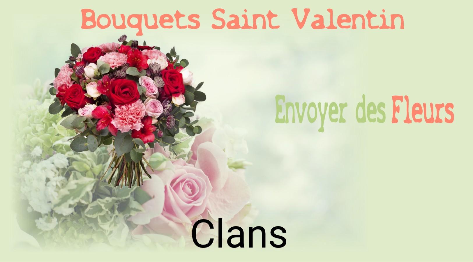 Roses de Saint-Valentin livrées à Clans